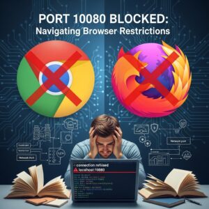 This technical paper discusses the issue of localhost port 10080 being blocked by Google Chrome and Mozilla Firefox. We examine the reasons behind the block, the problems it poses for programmers, and offer solutions to work around this limitation. The paper is aimed at helping other developers understand and navigate this issue while working on their projects.