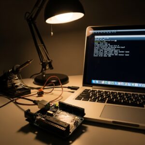 In order to connect the arduino to a local server, the arduino needs to be connected to the same network as the server.