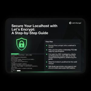 Securing your localhost is critical for maintaining a safe and efficient development environment. With the rise of cyber threats, ensuring that your local server uses SSL encryption can prevent unauthorized access and protect sensitive data. This is where Let's Encrypt comes into play, offering free SSL/TLS certificates that facilitate secure communication.