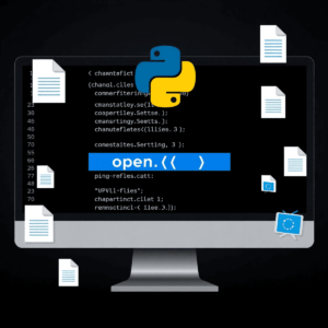 File handling is an essential part of programming in Python. It lets you work with external data sources like text files and multimedia files. The built-in open() function is crucial for file operations as it allows you to open files for reading, writing, or appending data.