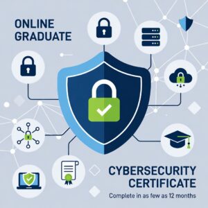 Ambitious professionals have figured out that a graduate-level credential pays dividends—without derailing a career for years. The online graduate cybersecurity certificate format gives you tailored specialization with the kind of scheduling agility that fits around packed calendars. You dive into curriculum aimed squarely at advanced threats, compliance regimes, and operational realities. There’s no commuting, no stale lectures. Just concentrated skill-building with direct applicability.