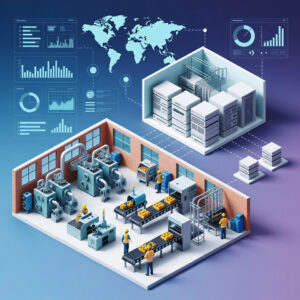 If you walk into any manufacturing facility, you will see machines running, people moving, and data being created every second. From temperature readings, machine speeds, and output counts, there is valuable data being produced constantly. Yet manufacturing businesses are struggling today because data remains inside machines while office-based employees work on separate systems.